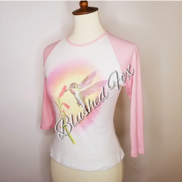 Vintage Chloe Raglan Top By Stella McCartney Chloe Hummingbird Top - Picture 5 of 10